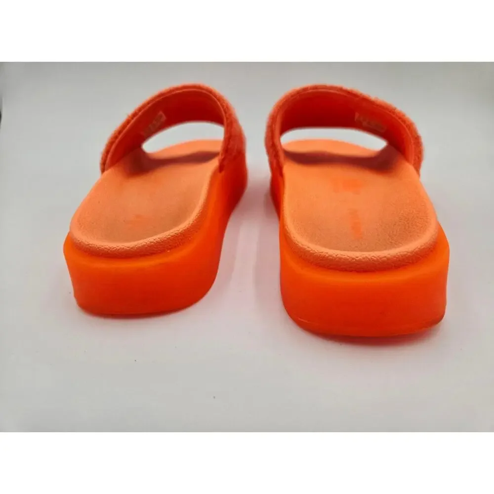Adidas IVY Park Terry Slides Mens 7 Orange Beyonce Sandals